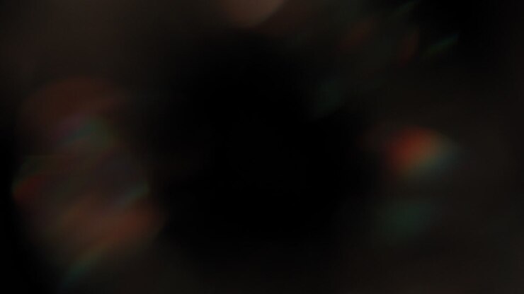 Light Leaks With Bokeh Sphere Glowing Orange And Teal Overly Effect