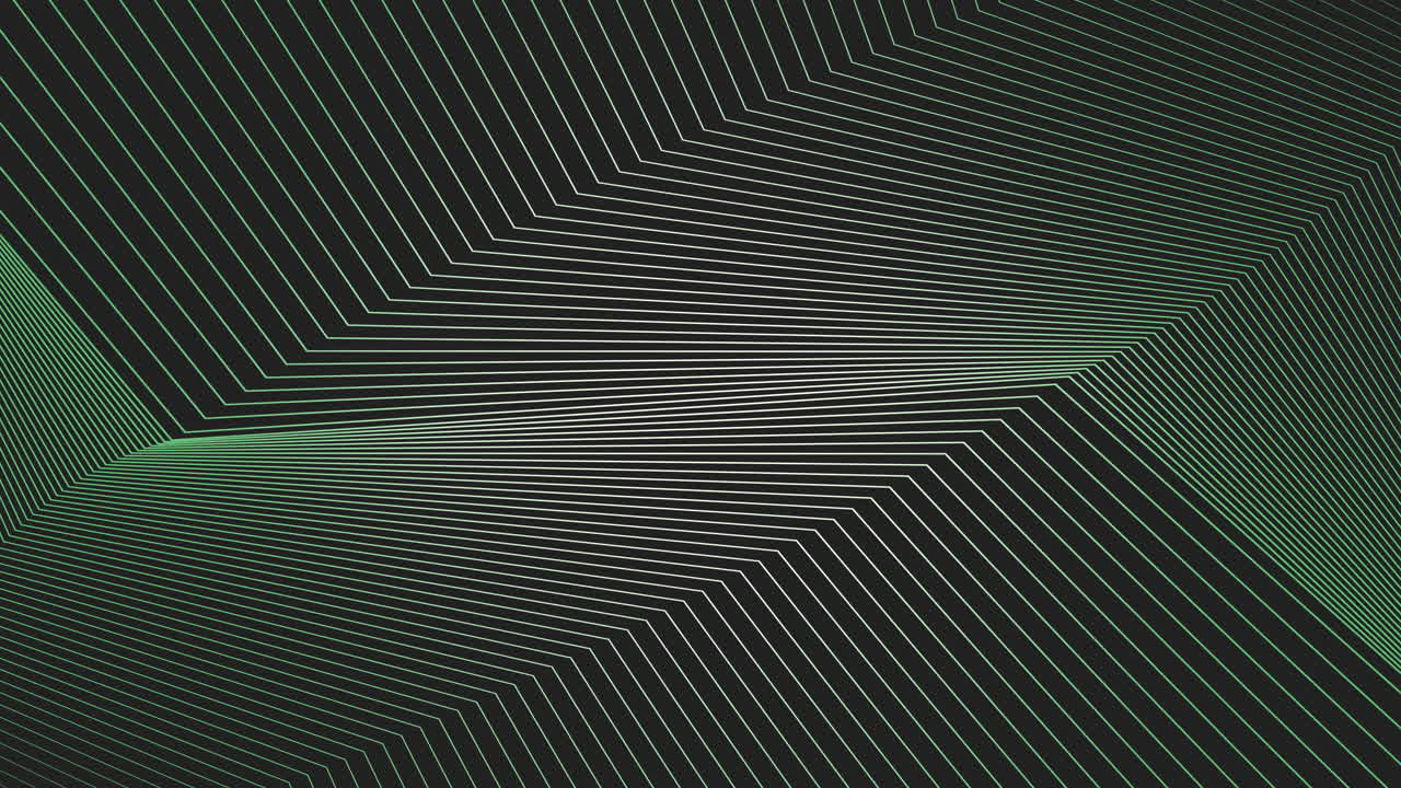 ilusión de líneas verdes retro patrón