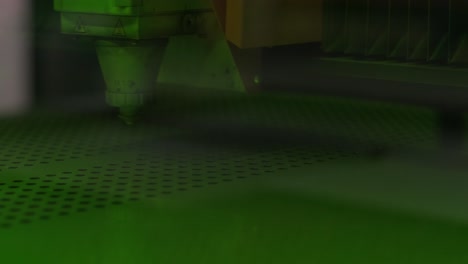industrial laser cutting processing manufacture technology of flat sheet metal steel material with sparks
