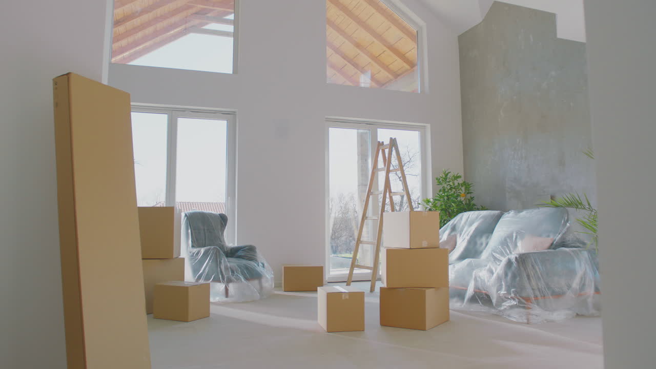 スタイリッシュなリビング アパート