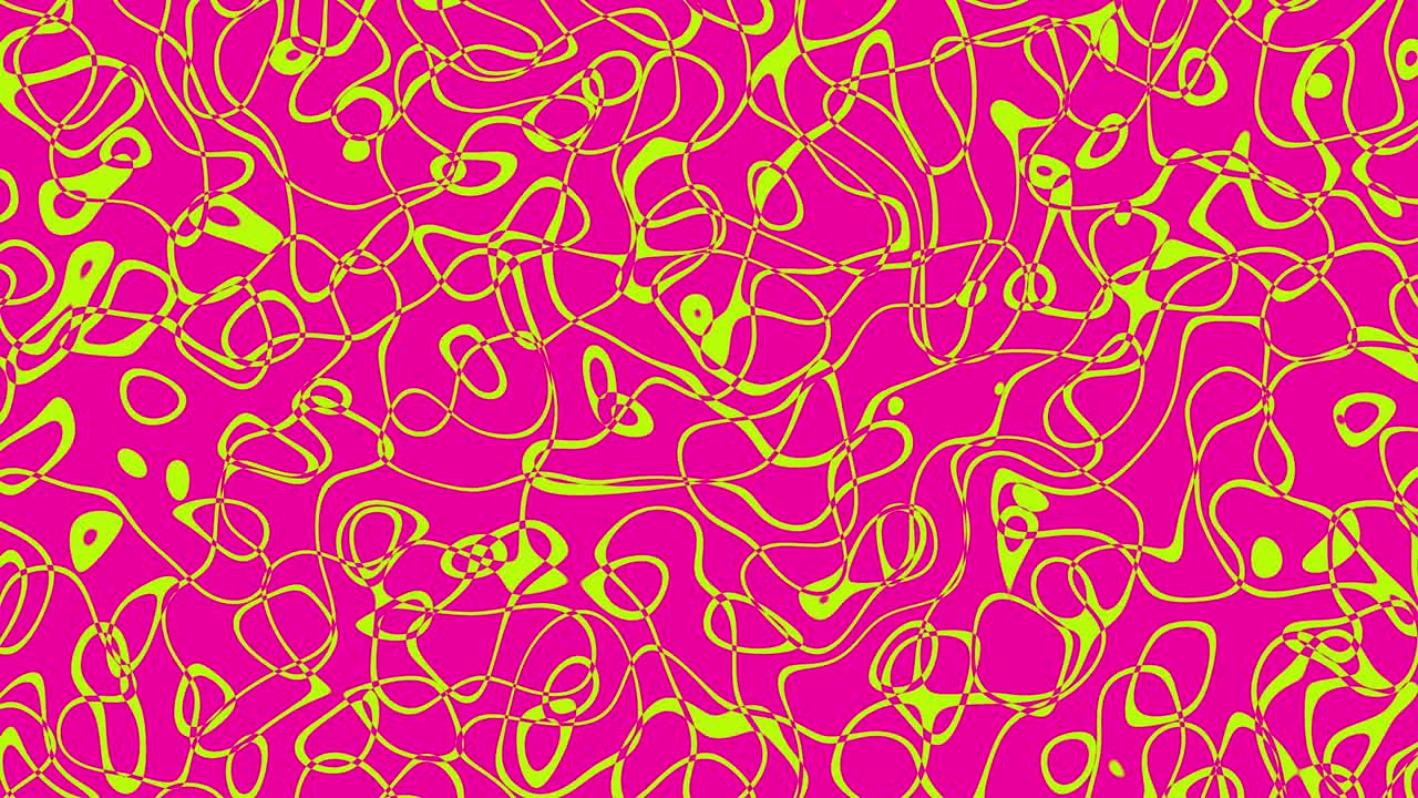 abstracto diseño colorido fondo de textura de remolino colorido. ondas líquidas de color verde rosa fondo de movimiento abstracto. bucle sin costuras. formas de movimiento contorno borde. rayas de onda. animación de video vj, 4k