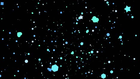 particle pop abstract effect background