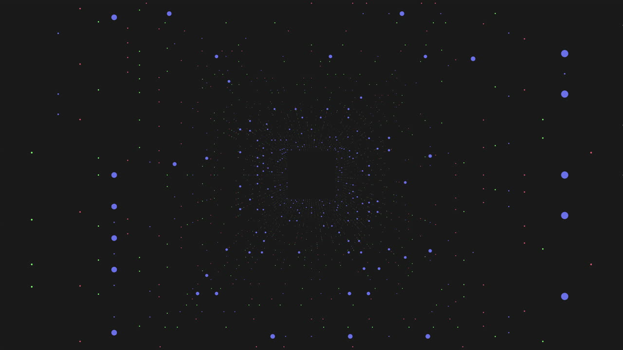голубые точки на черном очаровательном круговом расположении