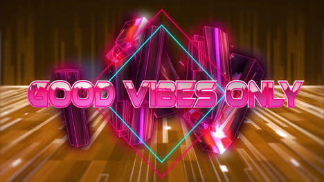 Good-Vibes-Only-text-animation-over-neon-geometric-shapes-and-glowing-lights