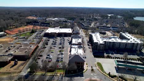 new construction aerial, davidson nc, north carolina