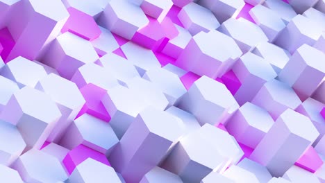 tecnología de movimiento de fondo de patrón hexagonal