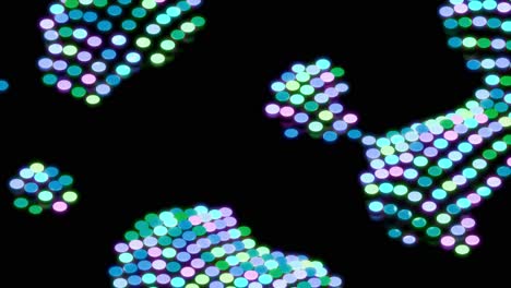 colorful bokeh lights abstract background