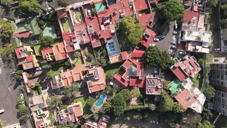 casas metropolitanas, exploración aérea del sur de la ciudad de méxico, coyoacan