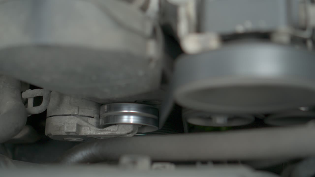 자동차 슬로우 모션의 타이밍 벨트