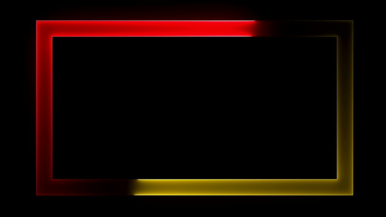 абстрактный яркий неоновый прямоугольный каркас. лазерный технологический дизайн фона. петля