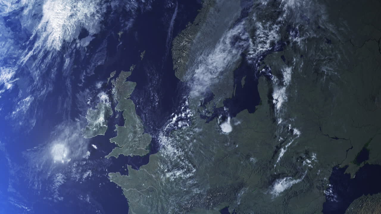 행성에서 춤을 추고 음악을 듣는 여성