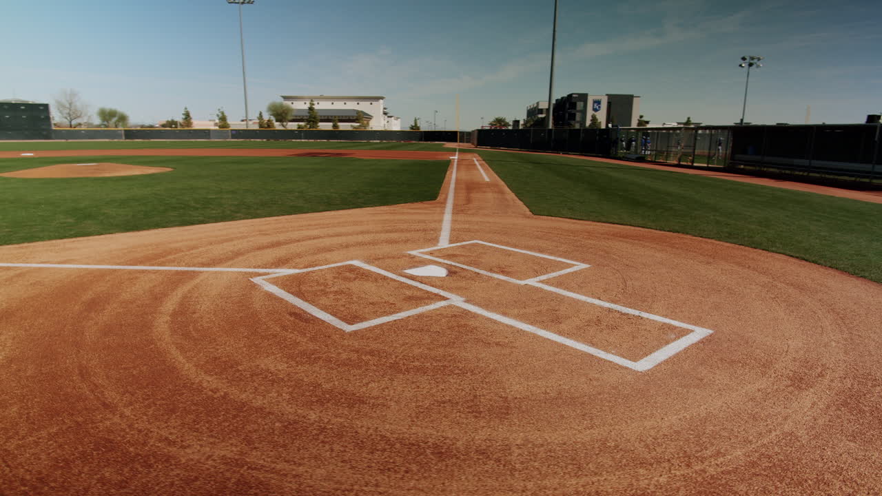 Baseball field on a sunny day