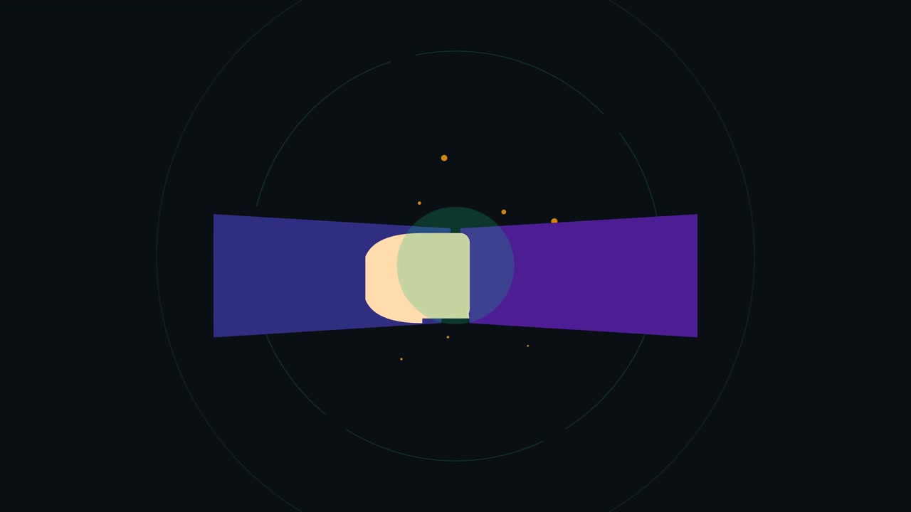 Animated Fist Bump Graphic on Dark Background