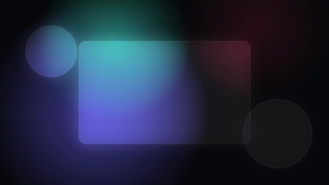 Abstract Motion Background with Glowing Gradient Shapes