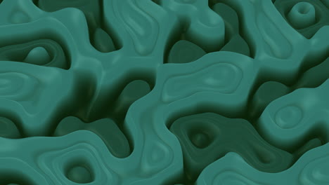 superficie ondulada verde primer plano de líneas de color verde oscuro en el patrón