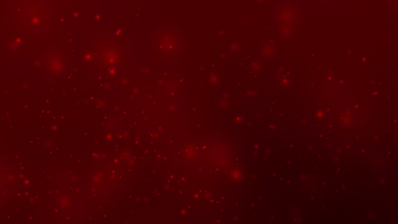 Animazione di particelle rosso scuro in loop per sfondo di presentazione astratta
