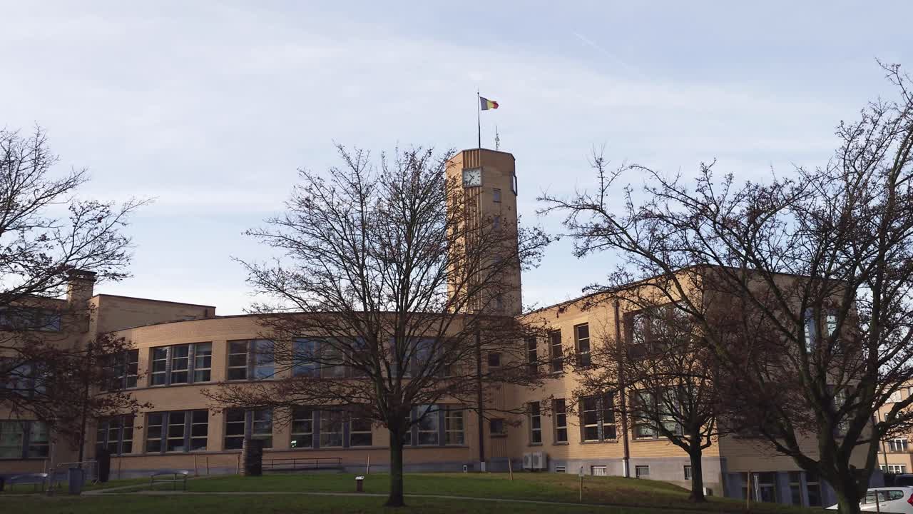 브셀 시청 건물 벨기에의 woluwe-saint-lambert