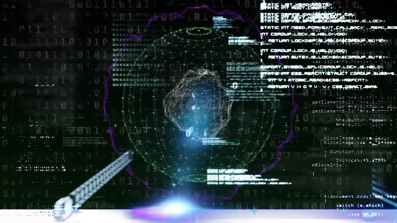 mundo de la red de conexiones contra el procesamiento de datos