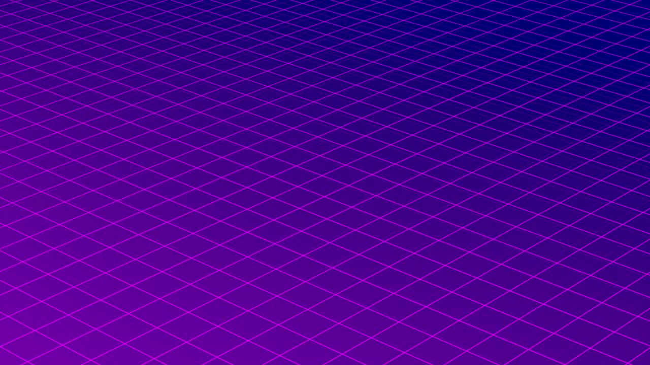 4k Looped Retro Grid Background