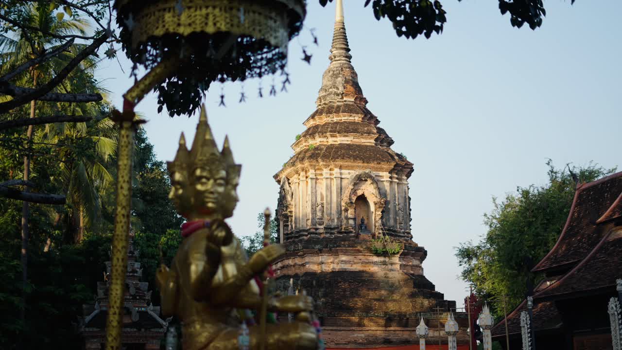Ancient Thai Temple Pagoda