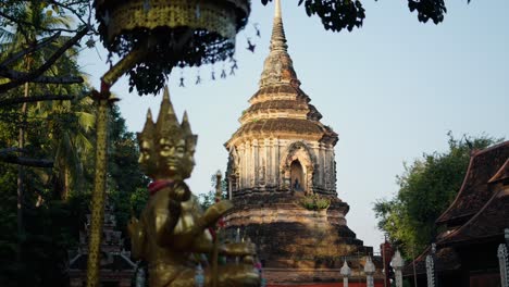 ancient thai temple pagoda