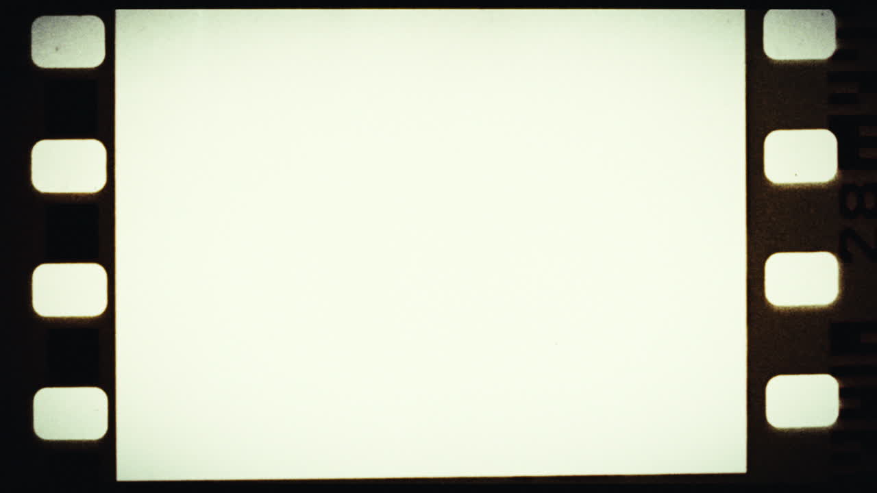 marco de película en blanco