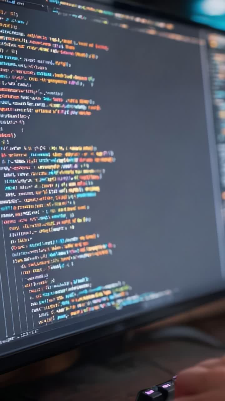 A Programmer's Workstation: Capturing the Intricacies of Code Development through Two Distinct Frames from a Dynamic Programming Video