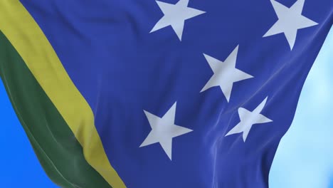 seamless loop of solomon islands flag.