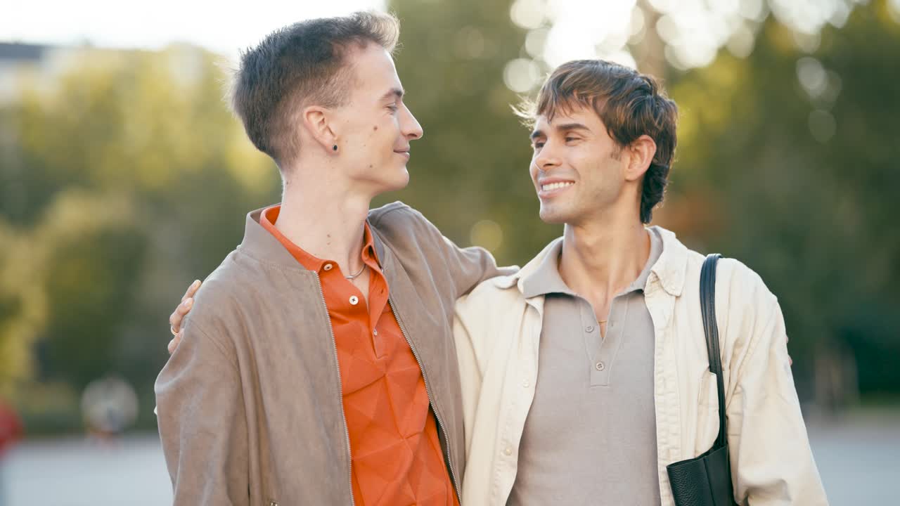 Two friends sharing a heartfelt hug outdoors