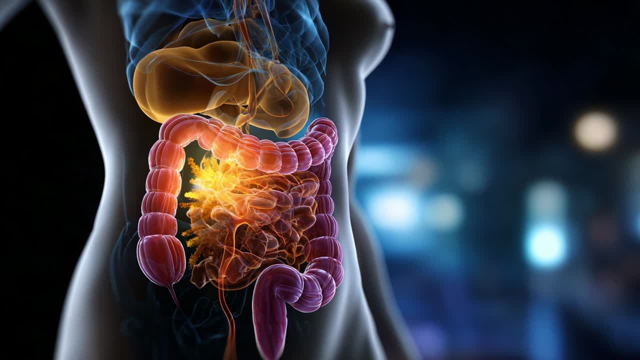 Anatomical Visualization of the Human Digestive System: Exploring the Intricacies of Digestion and Metabolism Through Vivid and Detailed Imagery Representing the Organs and Processes Involved