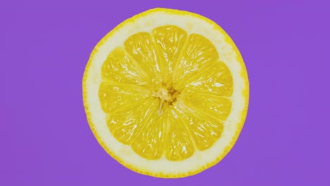 citrus lemon rotating.