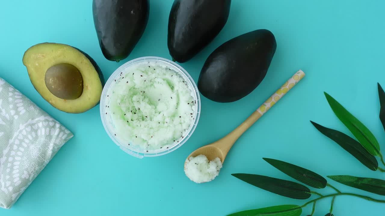 Avocado Scrub for Skin Care