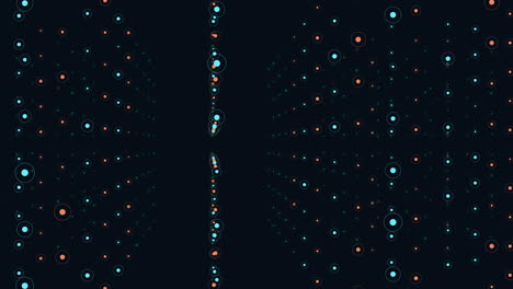 Farbenfrohes-Kreisgitter,-Lebendige-Symmetrie-In-Einem-Optisch-Auffälligen-Muster