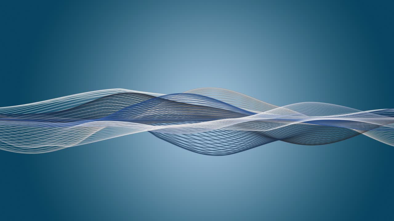 animación fantástica con objeto de onda de partículas en cámara lenta, 4096x2304 bucle 4k