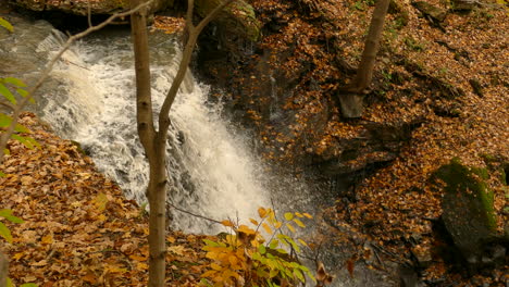 El-Suelo-Que-Rodea-Un-Arroyo-En-Cascada-Es-Totalmente