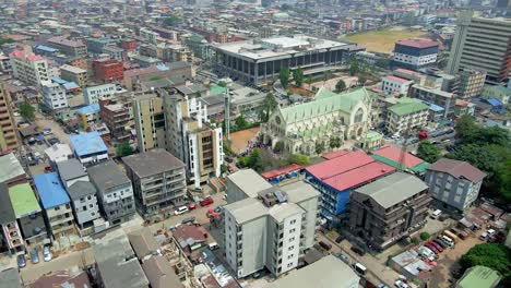 downtown of lagos island nigeria