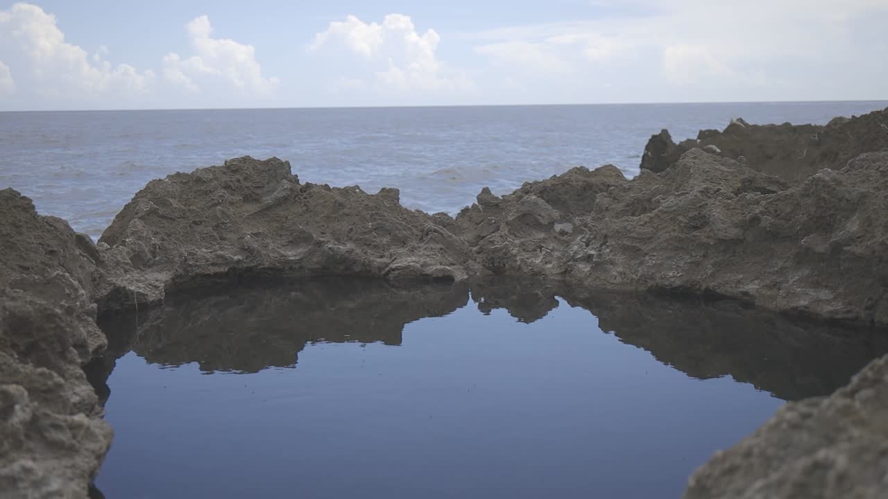 바다의 풍경 평온, 비디오 원시 c-log 8비트