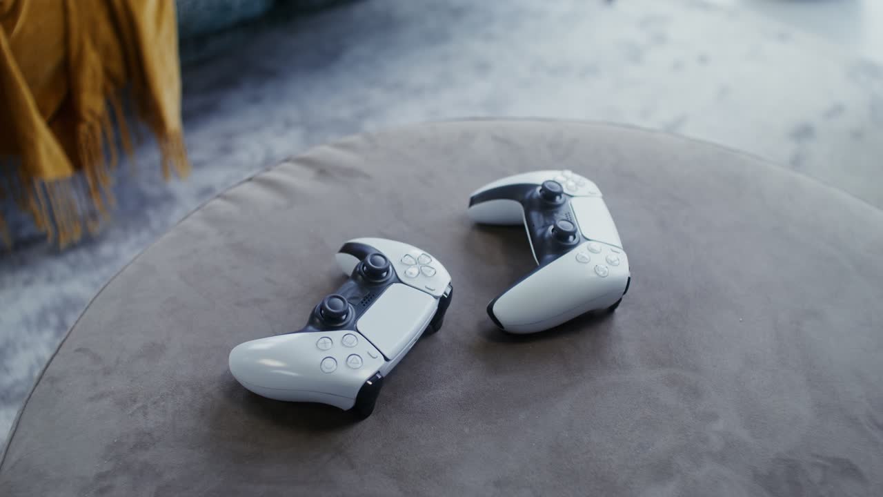 PlayStation 5 DualSense Controllers on a Table