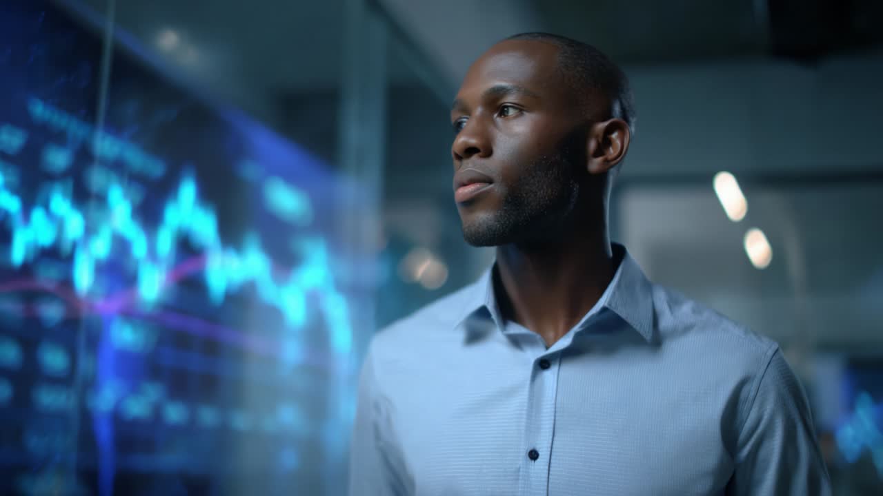 Individual Analyzing Graphical Data Visualizations in a Modern Environment, Reflecting on Trends and Insights Related to Finance, Analytics, and Performance Metrics in a Digital Landscape