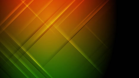 green orange geometric abstract glowing lines video animation