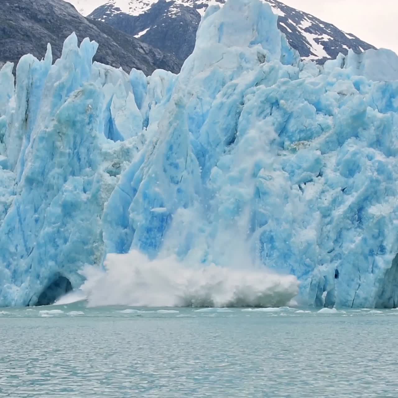 la cámara lenta del glaciar dawes en alaska sugiere calentamiento global 2