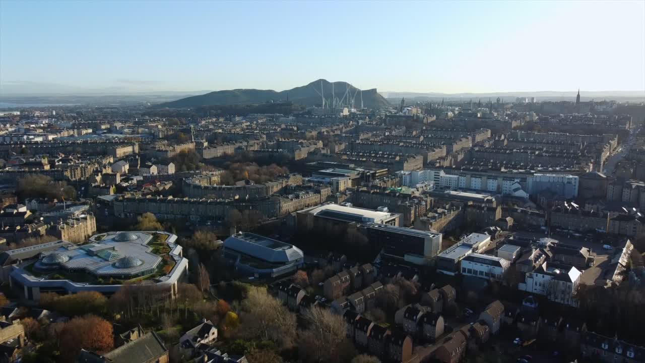 Aerial View of Edinburgh, Scotland