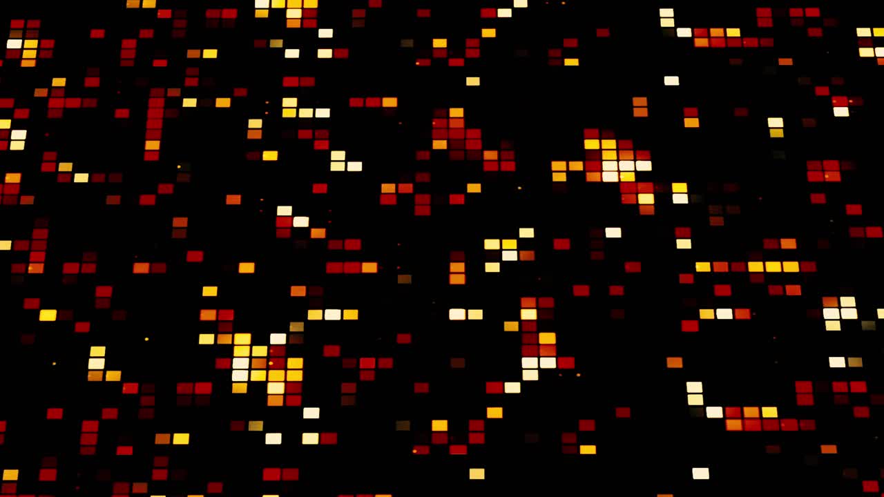 arrière-plan numérique abstrait avec des lumières brillantes et un motif géométrique