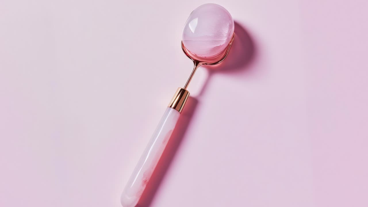Rose Quartz Facial Roller