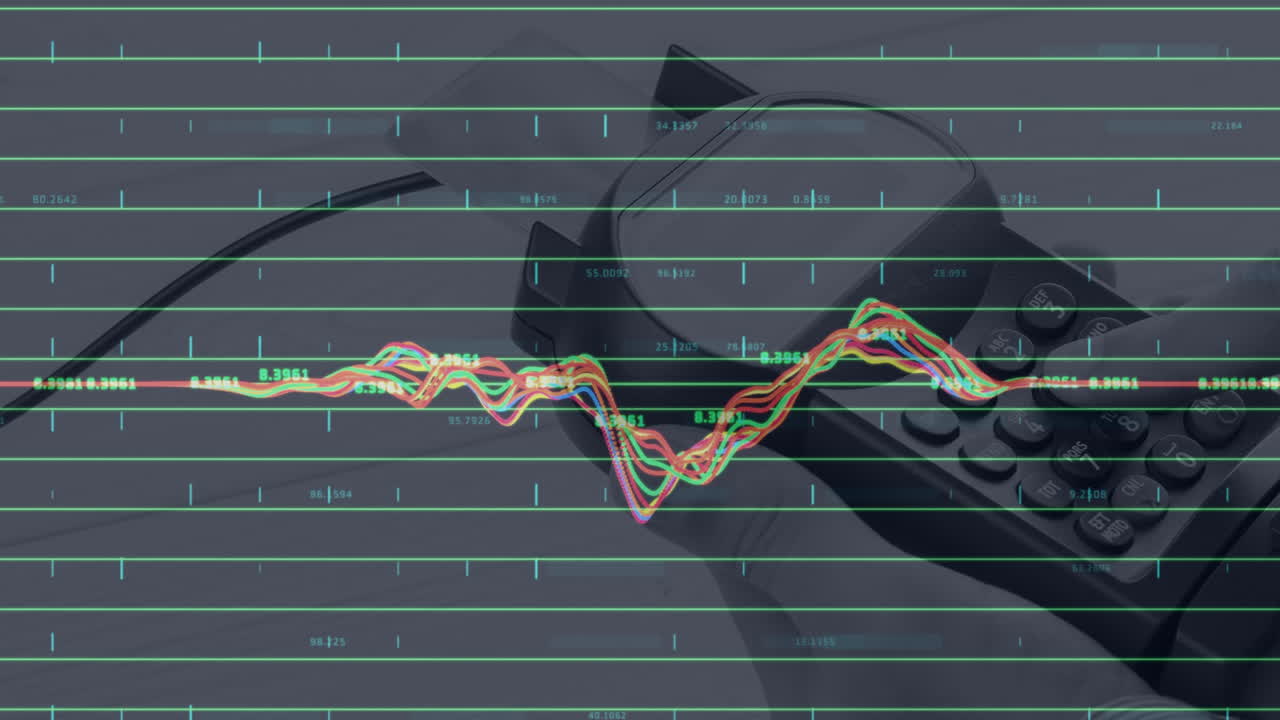 Animation of financial data processing over payment terminal