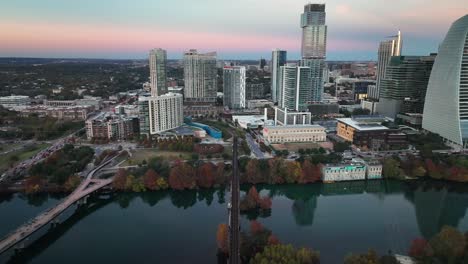 high rise buildings and apartments at downtown austin, texas in united states