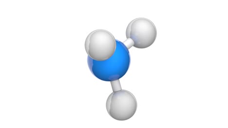 amoniaco (fórmula molecular: nh3) con bucle sin costura.