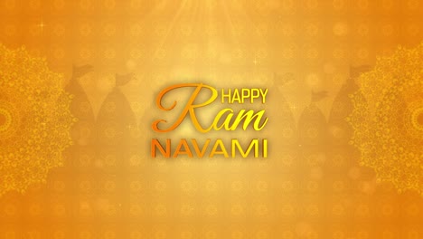 el fondo de shri ram navami 2022 con texto 3d