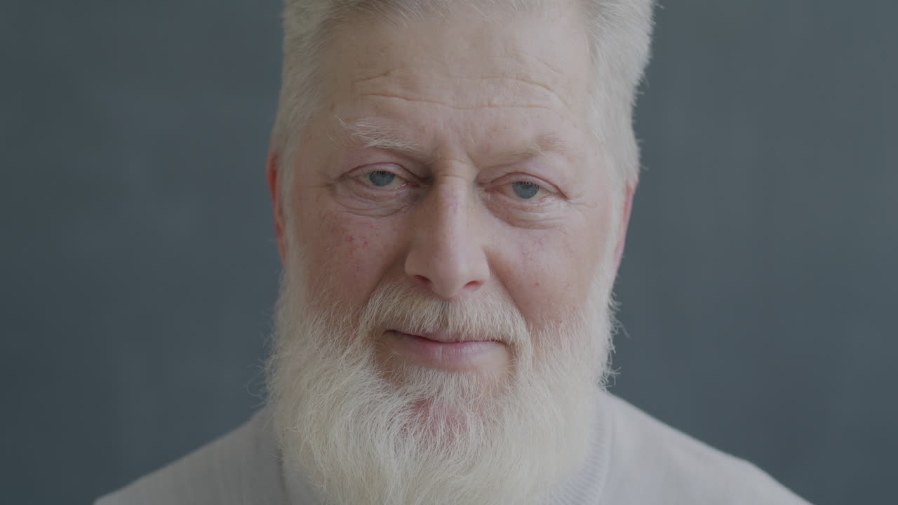 retrato de un hombre mayor