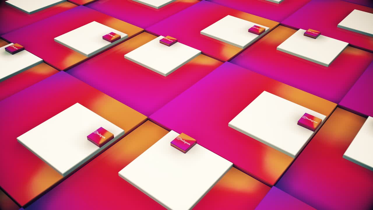 bucle de fondo de las redes sociales de instagram